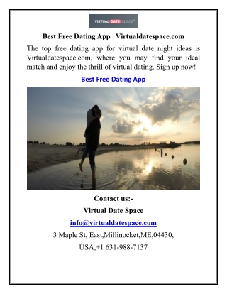 Best Free Dating App Virtualdatespace.com