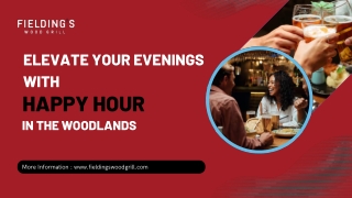 Elevate Your Evenings with Happy Hour in The Woodlands