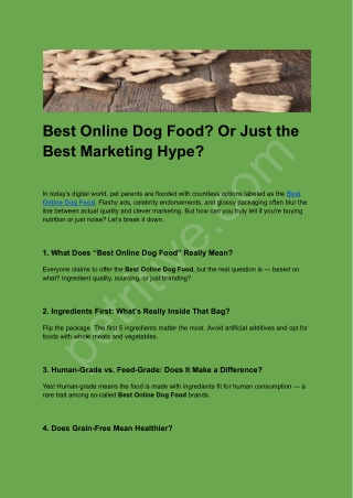 Best Online Dog Food_Petritive1