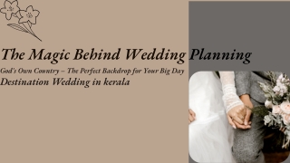Destination wedding ppt