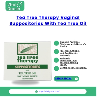 Pure Tea Tree Essential Oil | Vital Grocer