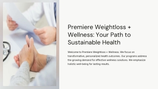 Premiere Weightloss   Wellness