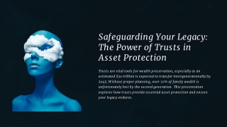 trust and asset protection