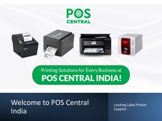POS Central India: Trusted Label Printers for Retail & Logistics