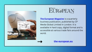 The European Magazine presentation Ppt
