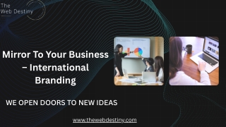 Mirror To Your Business – International Branding