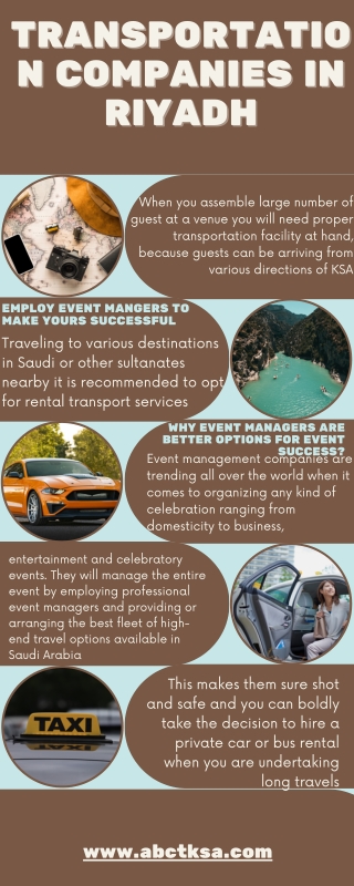 transportation companies in Riyadh.