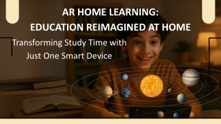 AR for Home learning