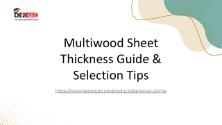 Multiwood Sheet