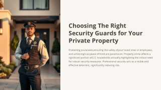 Security Guards for Private Properties