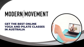 Get the Best Online Yoga and Pilate classes in Australia
