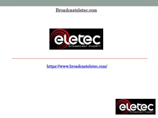 Broadcasting Antennas from Eletec Broadcast