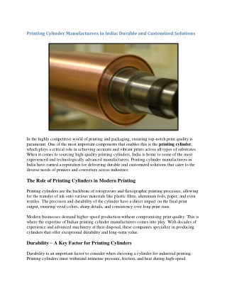 In the highly competitive world of printing and packaging, ensuring top-notch pr