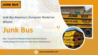 Dumpster Rental in Slidell | Junk Bus