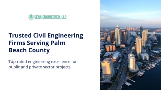 Trusted Civil Engineering Firms Serving Palm Beach County