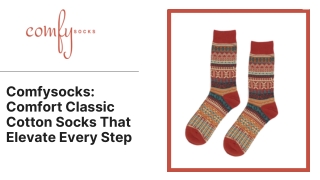 Comfysocks Comfort Classic Cotton Socks That Elevate Every Step