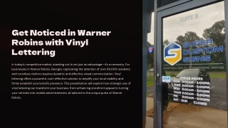 Upgrade Your Business Door with Custom Lettering