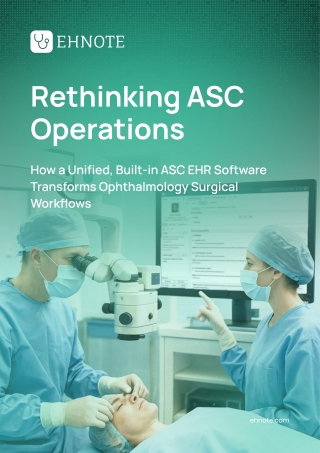 E BOOK Rethinking ASC Ophthalmology ehr software
