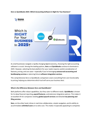 Xero vs QuickBooks 2025: Which Accounting Software Is Right for Your Business?