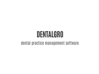dental practice management software
