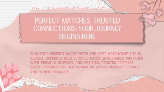 Where Meaningful Matches Begin