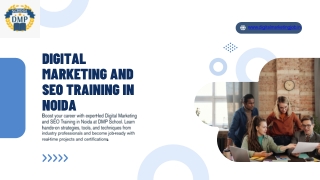 Digital Marketing and SEO Training in Noida | DMP School