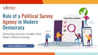 Overview of Political Survey Services by LEADTECH