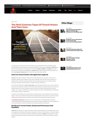 the most common types of trench grates and their uses (2)
