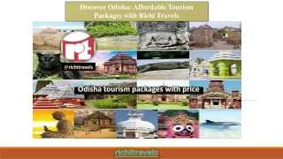 Affordable Tourism Packages with Richi Travels