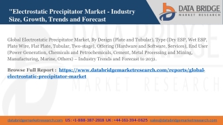 Global Electrostatic Precipitator Market