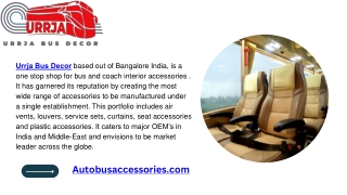 Bus Body Parts Manufacturers – Quality You Can Trust