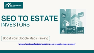 Google Map Ranking Strategy for Real Estate Investors