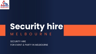 Best Security Service In melbourne
