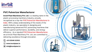 PVC Pulverizer Manufacturer