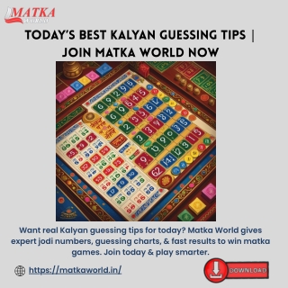 Today’s Best Kalyan Guessing tips  Join Matka World Now (1)