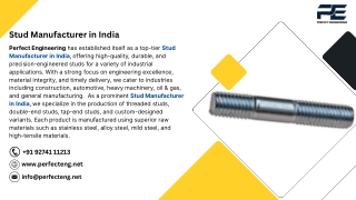 Stud Manufacturer in India