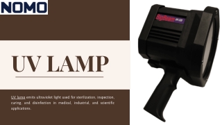 UV lamp emits ultraviolet light used for sterilization, inspection, curing, and disinfection in medical, industrial, and