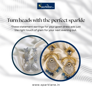 sparklane pdf earrings for a gown dress