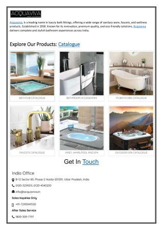 Acquaviva-luxury bathroom accessories