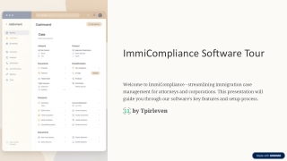 Immigration form preparation software