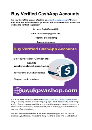 Buy Verified CashApp Accounts (9)