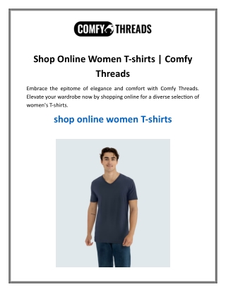 Shop Online Women T