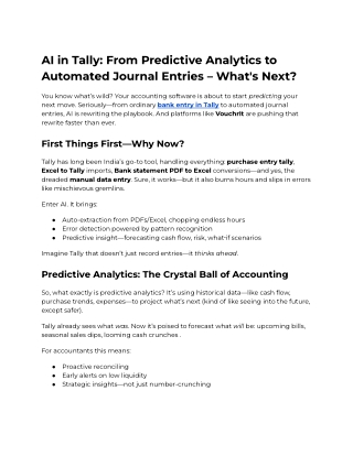 AI in Tally_ From Predictive Analytics to Automated Journal Entries – What's Next