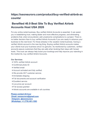 _Benefited 40.9 Best Site To Buy Verified Airbnb Accounts Host USA 2026