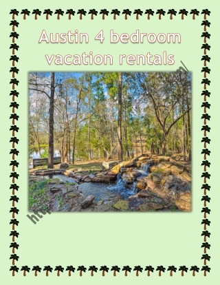 Austin 4 bedroom vacation rentals