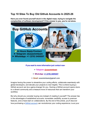 Top 10 Sites To Buy Old Github Accounts In 2025-26 (1)