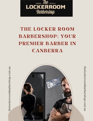 Barber Canberra | Canberra City Barber for Men’s Haircuts & Style