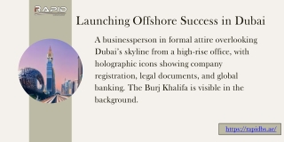 Offshore Company Setup in Dubai – Smart Move with Rapid Experts