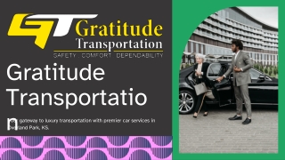 Luxury Sedan & SUV Transportation in Overland Park, KS – Gratitude Transportatio
