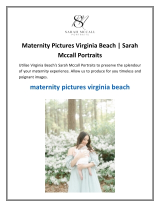 Maternity Pictures Virginia Beach